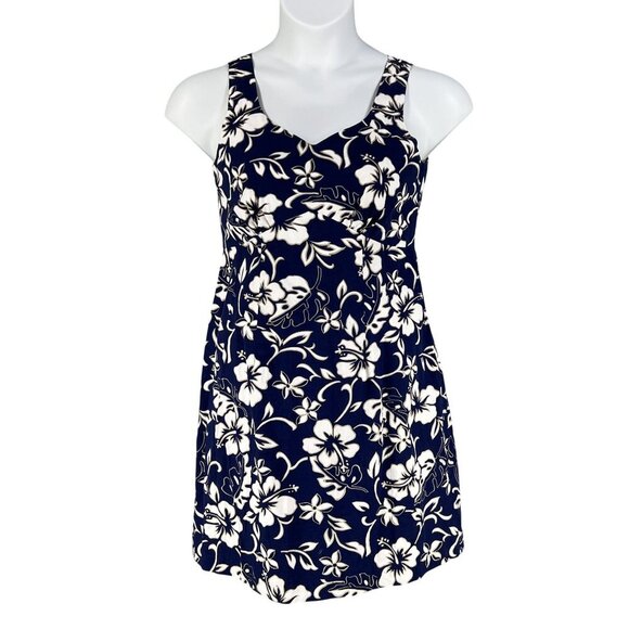 Hilo Hattie The Hawaiian Original 10 Dress Sleeveless Hibiscus Flowers Vacation - Picture 3 of 12